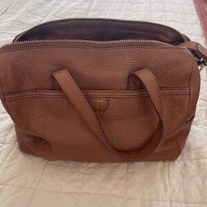 Fossil Tan Leather bag
